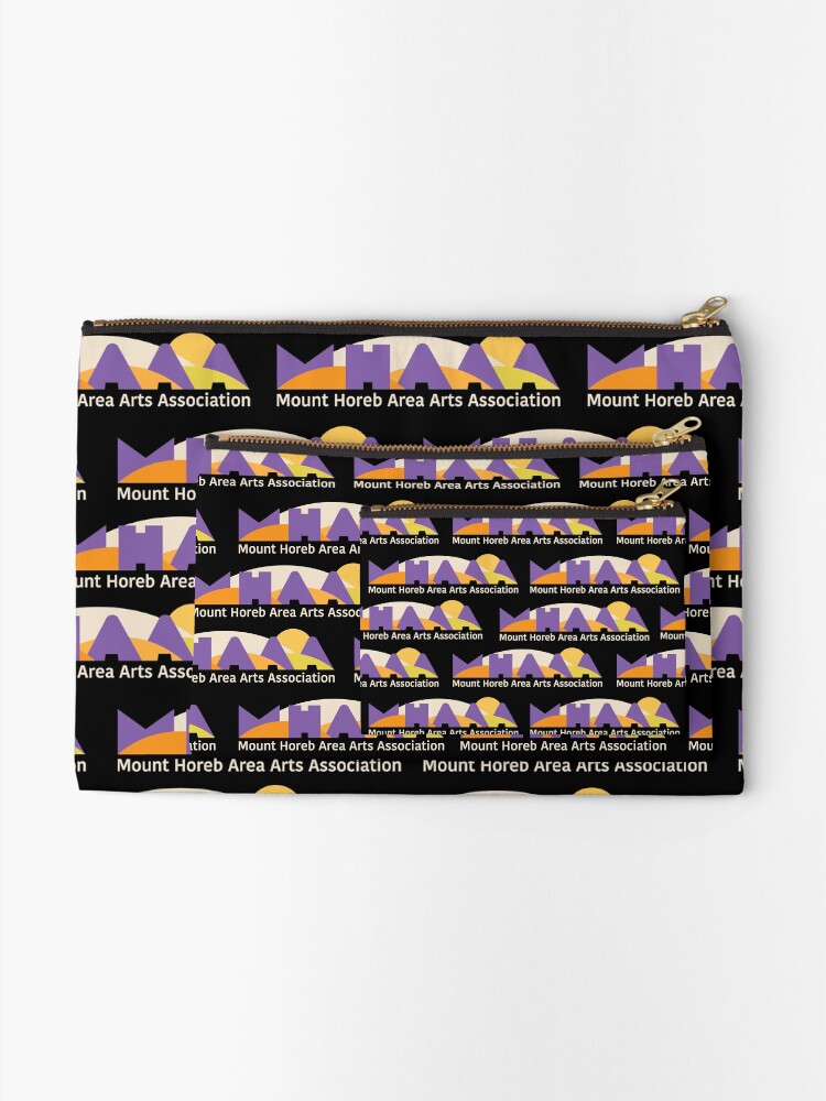 Alternate view of Official MHAAA logo Zipper Pouch