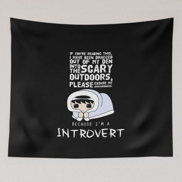 Item preview, Japanese Cute Funny Design - Introvert designed and sold by WaGoods.