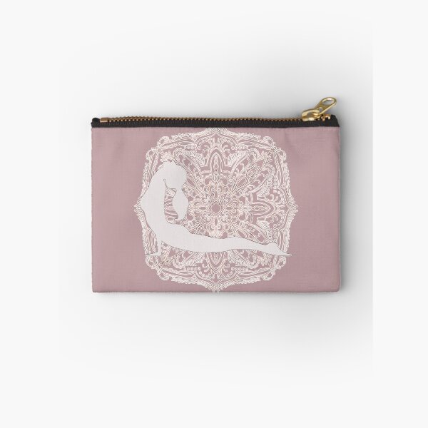 Item preview, Mandala with Cobra Yoga Pose (Rose Gold) designed and sold by squishyrainbow.