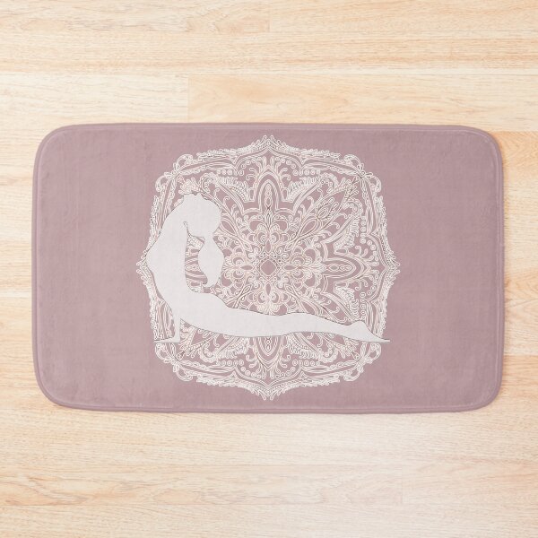 Item preview, Mandala with Cobra Yoga Pose (Rose Gold) designed and sold by squishyrainbow.