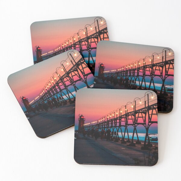 Item preview, Blue Hour at the South Haven Lighthouse designed and sold by Michael Deemer.