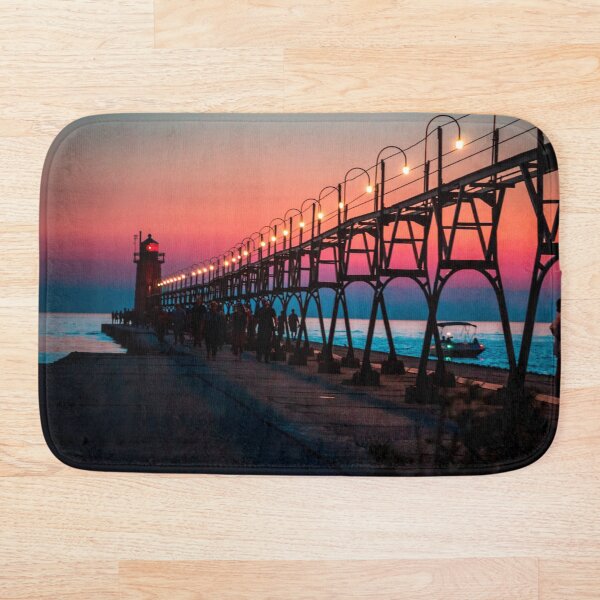 Item preview, Hora azul en el faro de South Haven designed and sold by Michael Deemer.