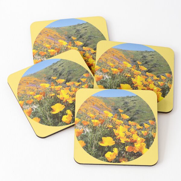 Item preview, California Poppies Wildflower Field Super Bloom Dreamscape 3 designed and sold by citrusapple.