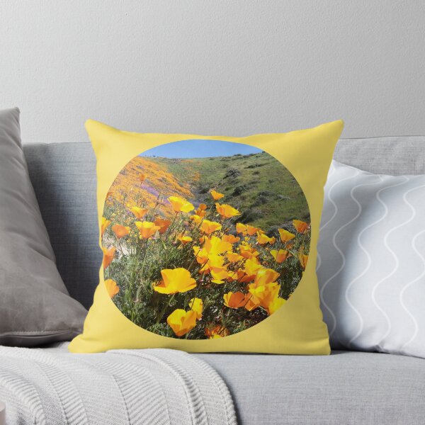Item preview, California Poppies Wildflower Field Super Bloom Dreamscape 3 designed and sold by citrusapple.