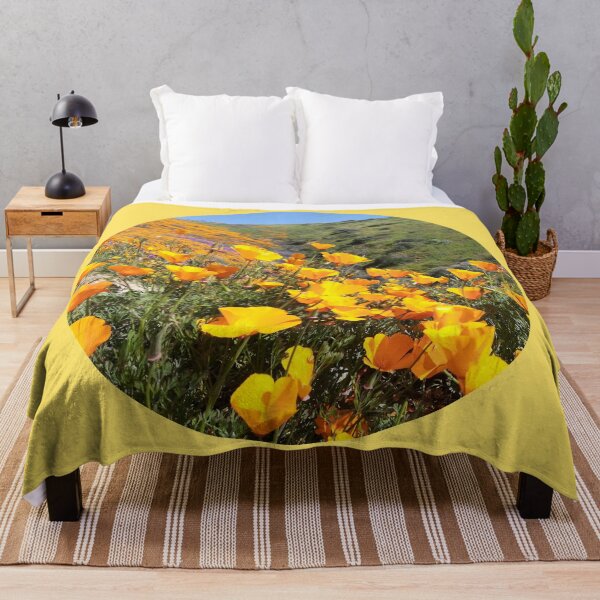 Item preview, California Poppies Wildflower Field Super Bloom Dreamscape 3 designed and sold by citrusapple.