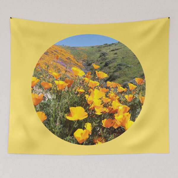 Item preview, California Poppies Wildflower Field Super Bloom Dreamscape 3 designed and sold by citrusapple.