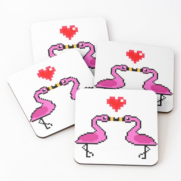 Item preview, Lovebird Series Flamingo designed and sold by Sauropsida.