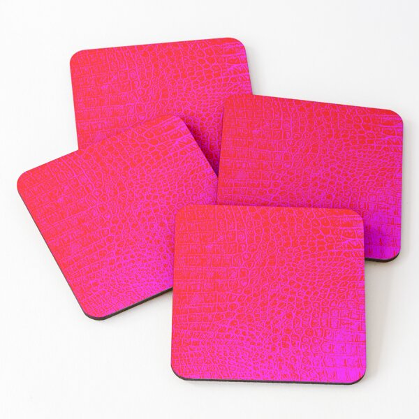 Item preview, Fuchsia and Red Crocodile Skin Design designed and sold by DesignFantazia.