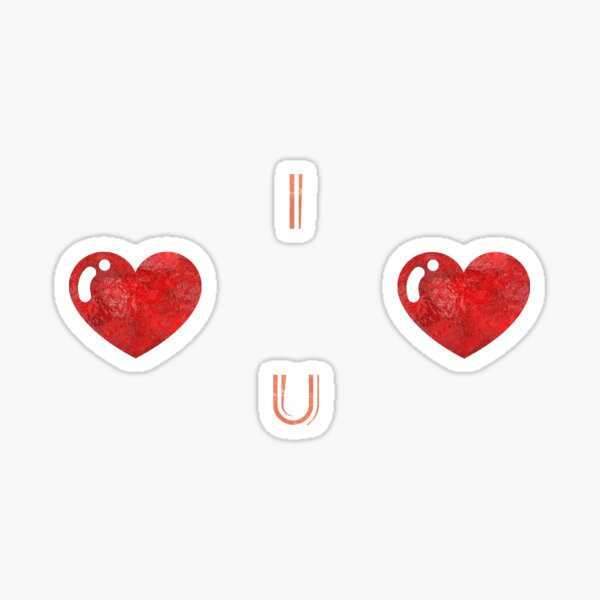 Big Heart Eyes For You Sticker
