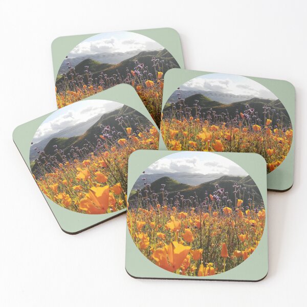 Item preview, California Poppies Wildflower Field Super Bloom Dreamscape 4 designed and sold by citrusapple.