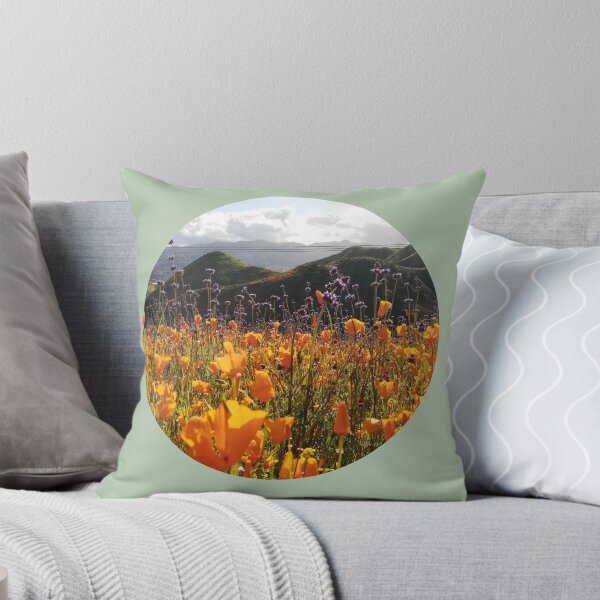 Item preview, California Poppies Wildflower Field Super Bloom Dreamscape 4 designed and sold by citrusapple.