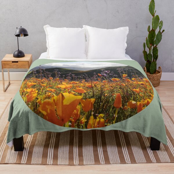Item preview, California Poppies Wildflower Field Super Bloom Dreamscape 4 designed and sold by citrusapple.