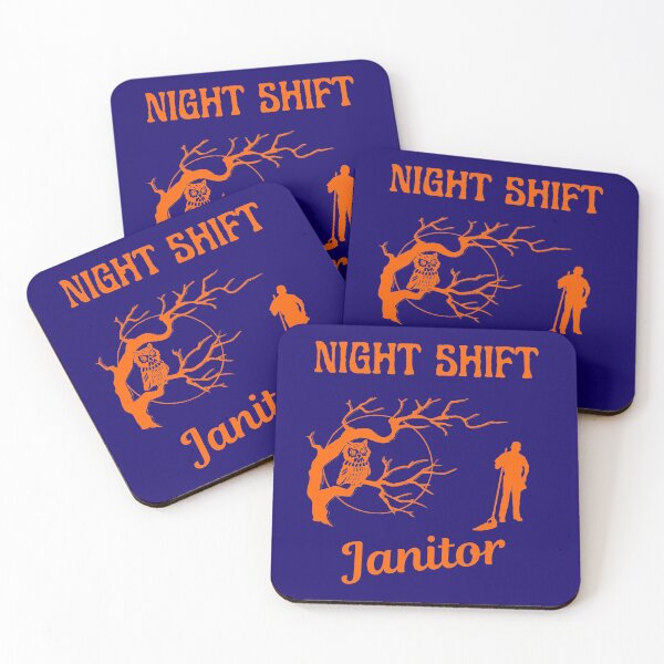 Item preview, Night Shift Janitor   designed and sold by WoodburyLake.