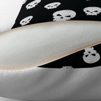 Alternate view of Cartoon Skulls Throw Pillow