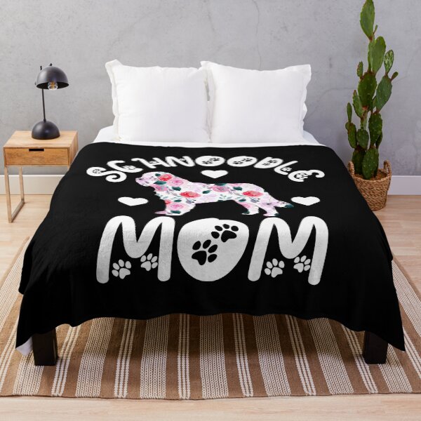 Item preview, Cute Schnoodle Dog Mom Gift Schnoodle Mom With Floral Design designed and sold by topdesignarts.