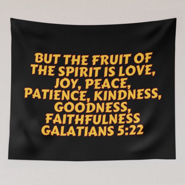 Item preview, Bible Verse Galatians 5:22 designed and sold by Prayingwarrior.