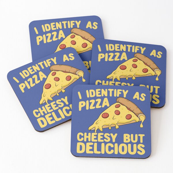 Item preview, I Identify As Pizza Cheesy but Delicious designed and sold by Dan66.