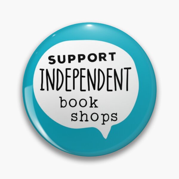 Item preview, Support independant bookshops - Pin Button designed and sold by squarepenguin.