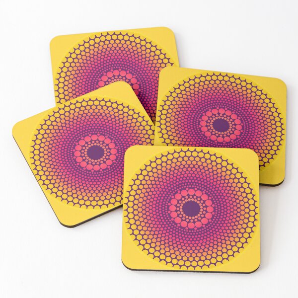 Item preview, Mandala Dotted Colorful Pattern designed and sold by csoDesign.