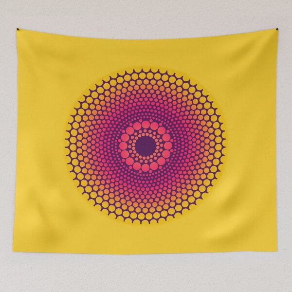 Item preview, Mandala Dotted Colorful Pattern designed and sold by csoDesign.