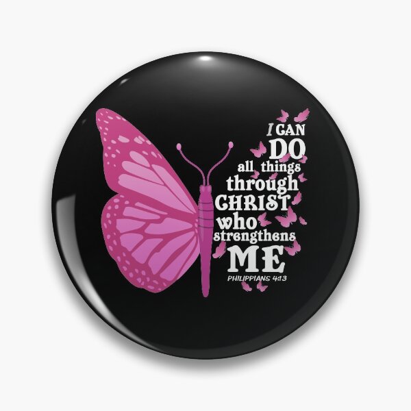 Item preview, Philippians 4:13 Butterfly Wings I Can Do All Things Trough Christ Who Strengthens Me Jesus Inspiring Bible verse for women men designed and sold by alenaz.