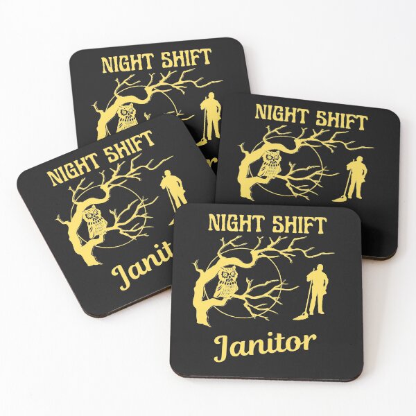 Item preview, Night Shift Janitor   designed and sold by WoodburyLake.