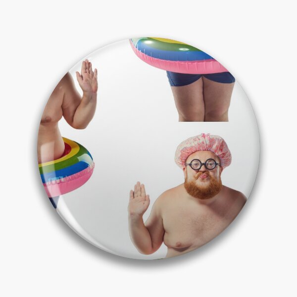 Artikelvorschau, Lustiger Mann im Schwimmring entworfen und verkauft von OceansSupply.