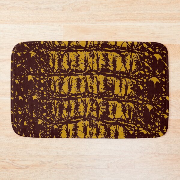 Item preview, Dark Gold and Light Gold Crocodile Skin designed and sold by DesignFantazia.