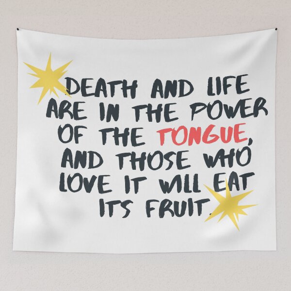 Item preview, Power of the Tongue designed and sold by MereFaith.