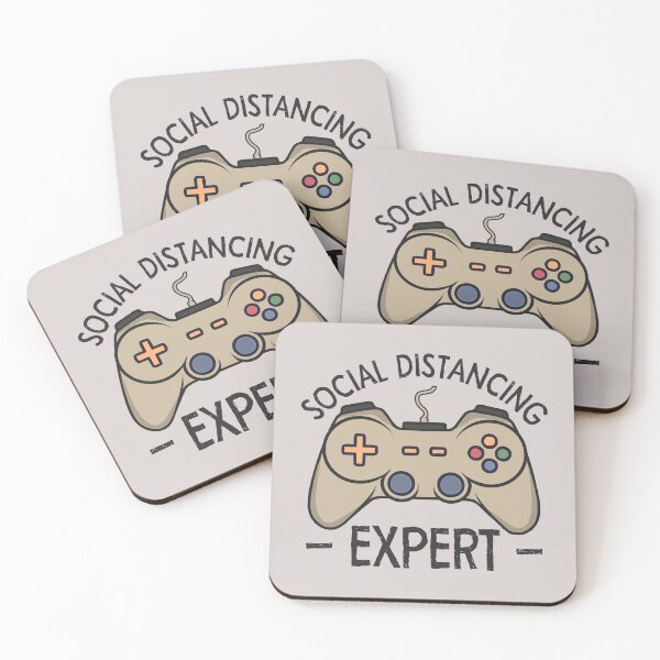 Item preview, Social distancing expert video gamer funny gaming humor gift designed and sold by alenaz.