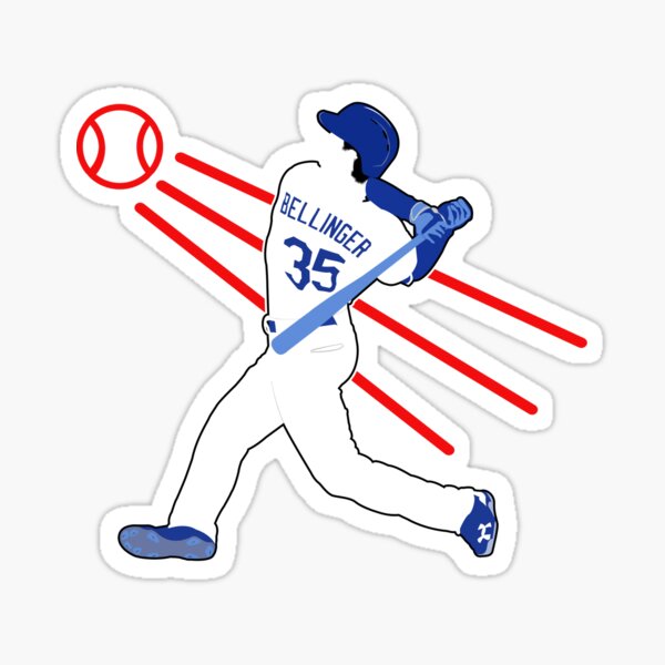 corey seager jersey number Sticker for Sale by madisonsummey