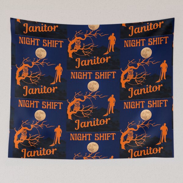 Item preview, Night Shift Janitor   designed and sold by WoodburyLake.