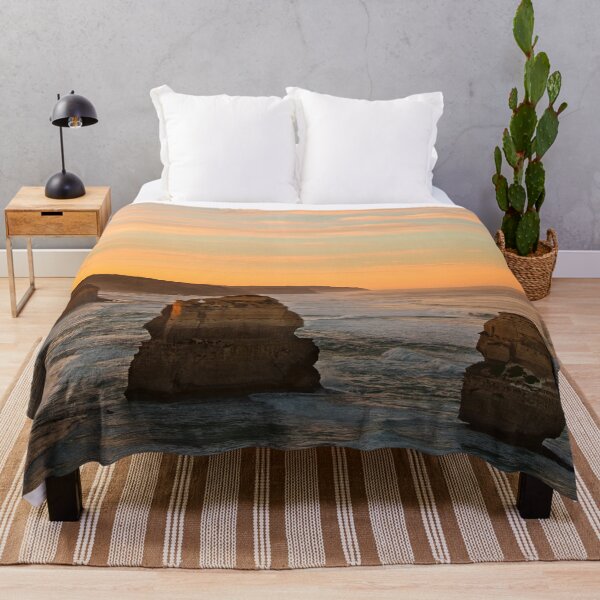Item preview, Gog and Magog Seastacks at Sunrise designed and sold by Catherine Reading.
