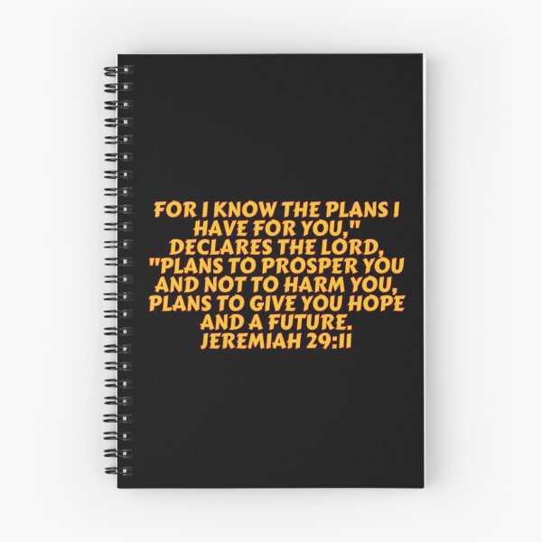 Aperçu de l'œuvre Verset biblique Jérémie 29:11 créée et vendue par Prayingwarrior.