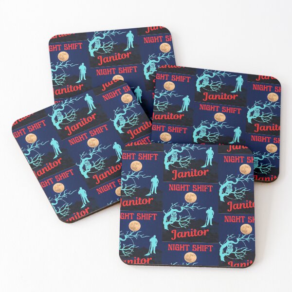 Item preview, Night Shift Janitor   designed and sold by WoodburyLake.