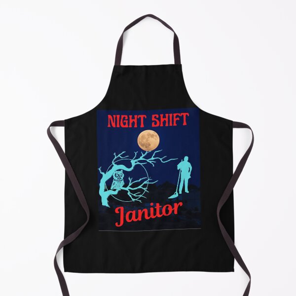 Item preview, Night Shift Janitor designed and sold by WoodburyLake.