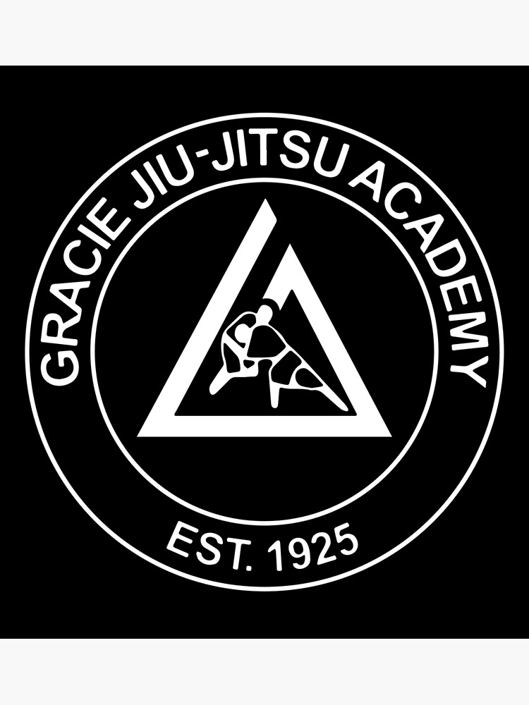 Disover Gracie Jiu Jitsu Premium Matte Vertical Poster