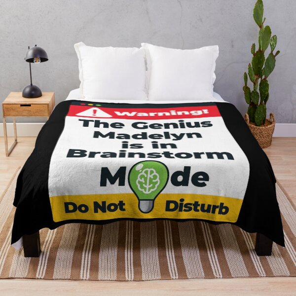 Item preview, Madelyn Name - Warning The Genius Madelyn is in Brainstorm Mode designed and sold by elhefe.