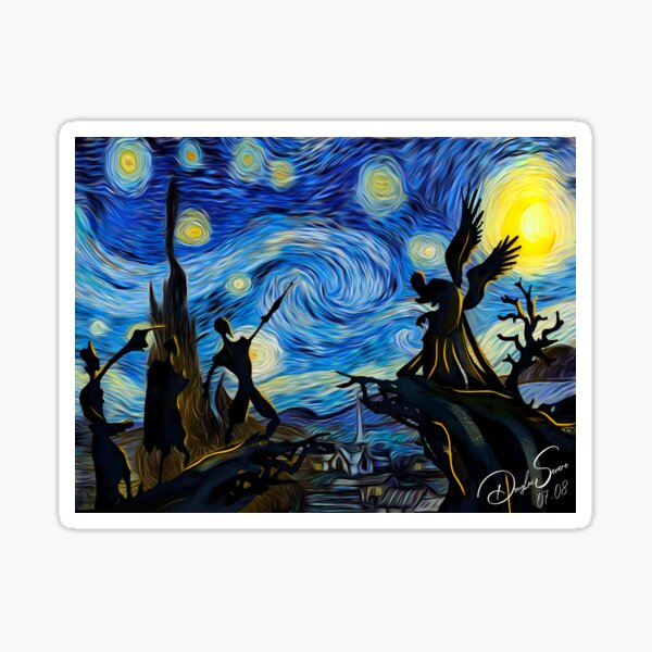 V4n Gogh Harry P0tt3r Sticker