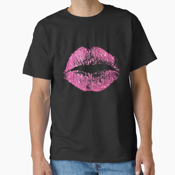 Item preview, Stylish Pink Glitter Lips designed and sold by enhan.