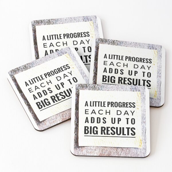 Item preview, A Little Progress Each Day Adds Up To Big Results designed and sold by OceansSupply.