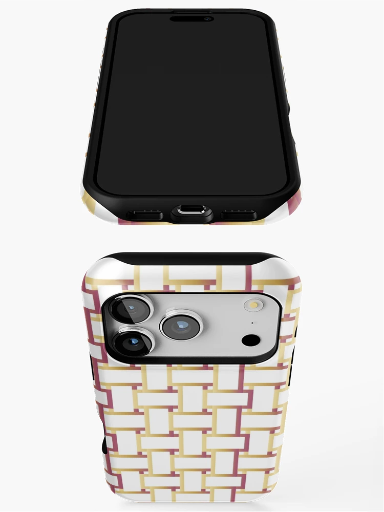 Thumbnail 3 of 4, iPhone Case, Rectangular Pattern designed and sold by SPF14.