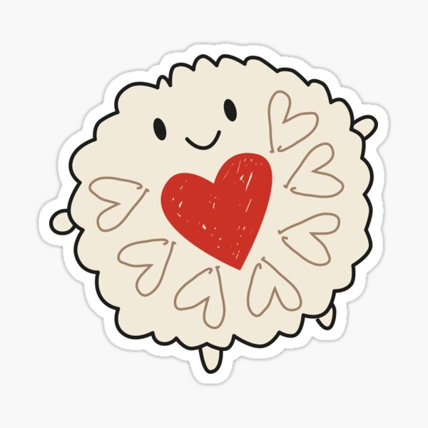 Jammie Dodger Biscuit Sticker