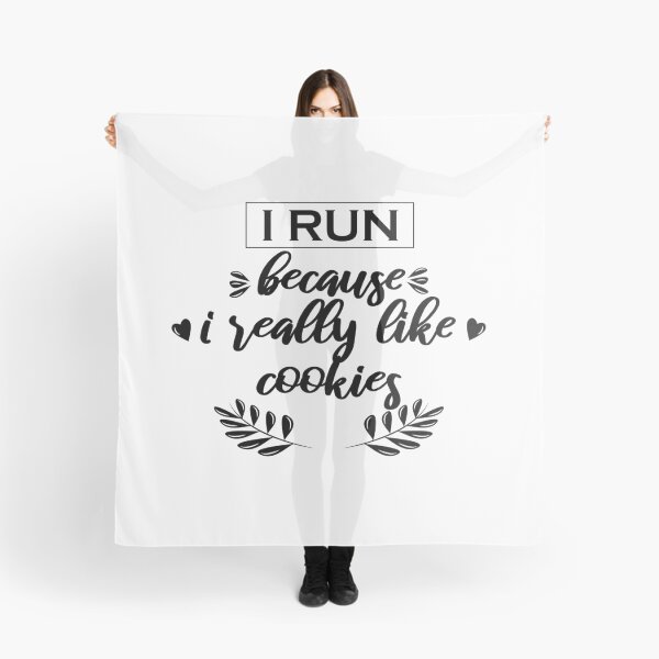 Item preview, I Run Because I Really Like Cookies designed and sold by VikiQuick.