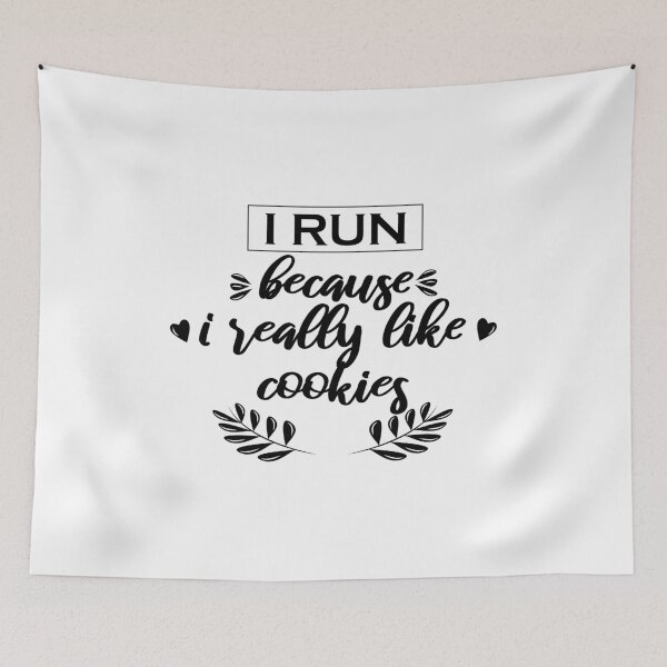 Item preview, I Run Because I Really Like Cookies  designed and sold by VikiQuick.