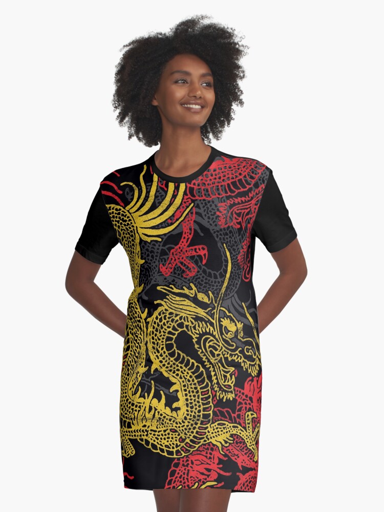 Dragon t shirt dress on sale