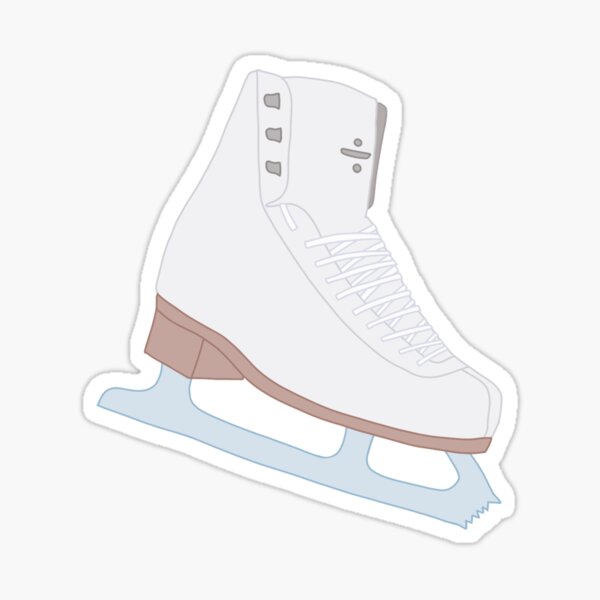 I Don't Just Excel I Axel Figure Skating Shoe Gift' Sticker