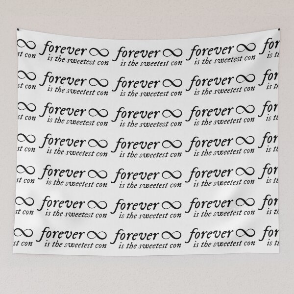 Item preview, Taylor Swift - evermore: forever is the sweetest con (with infinity symbol) designed and sold by OnceStorybrooke.