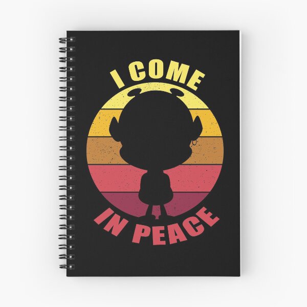 Item preview, I come in peace. Funny , cute alien design in yellow and pink. designed and sold by LaBellCreative.