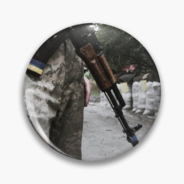 Item preview, Ukrainian soldier in the front, somewhere in Donetsk with his AK designed and sold by juanmora.